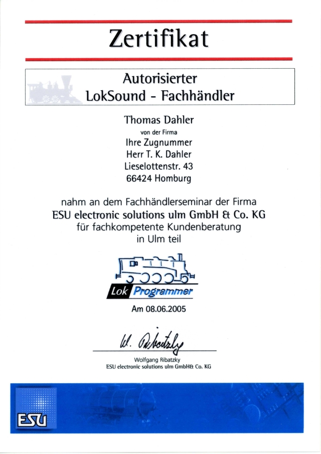 Fachhndlerseminar - ESU electronic solutions ulm GmbH u. Co.KG